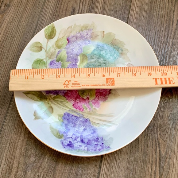 Vintage Hand Painted Holiday Germany China V Plate 10” - Picture 4 of 10